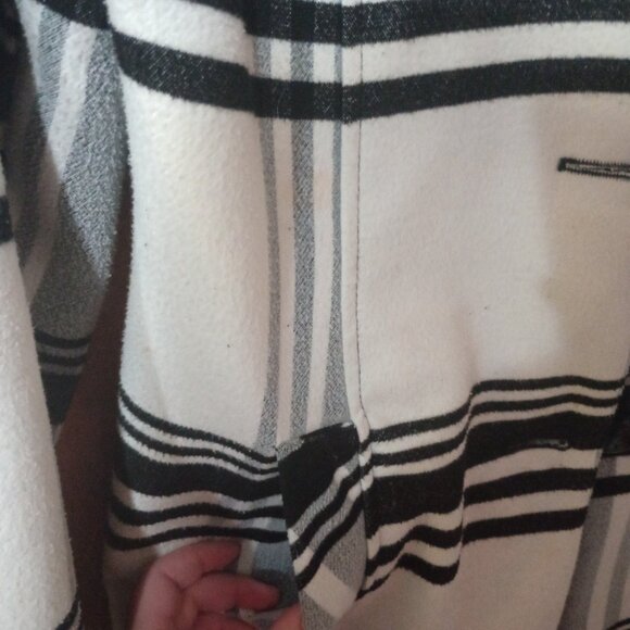 Black & White A.Byer Dress Coat - Picture 4 of 4